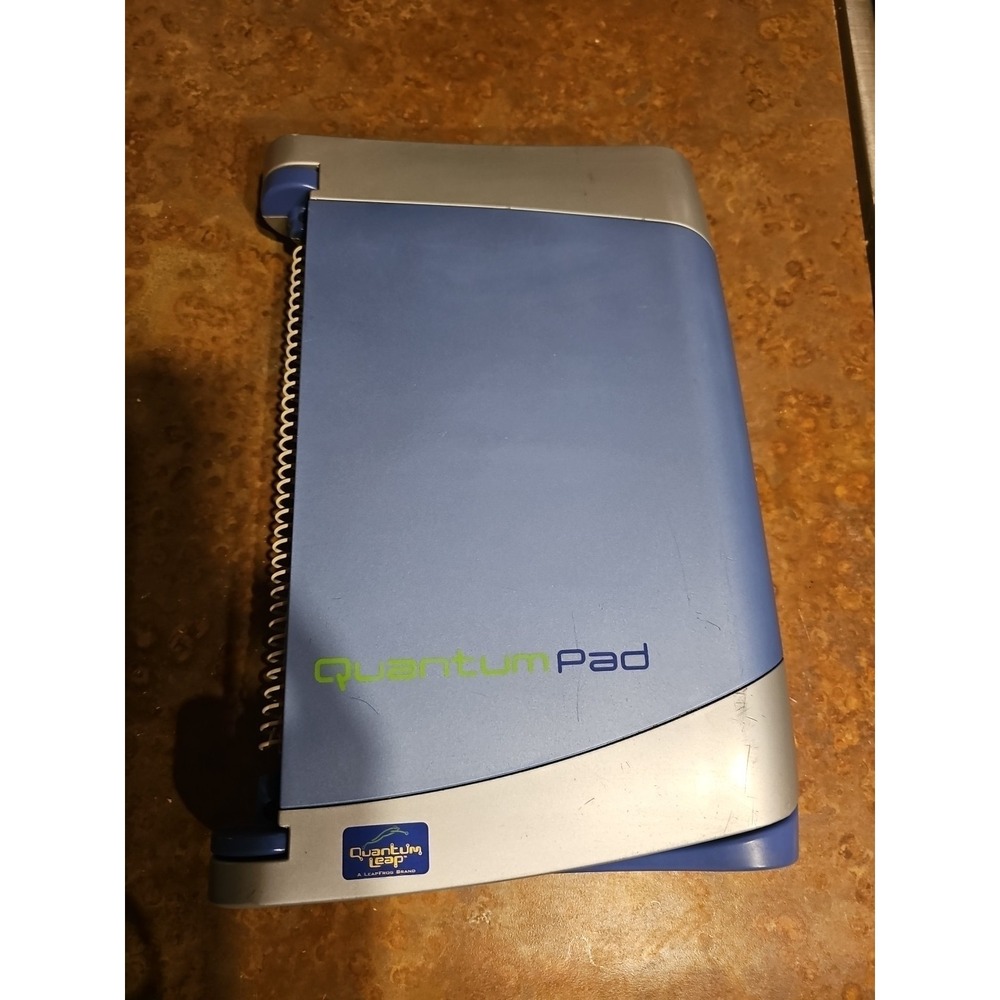 LeapFrog Quantum Pad Educational Learning System w/ Cartridge Works Good